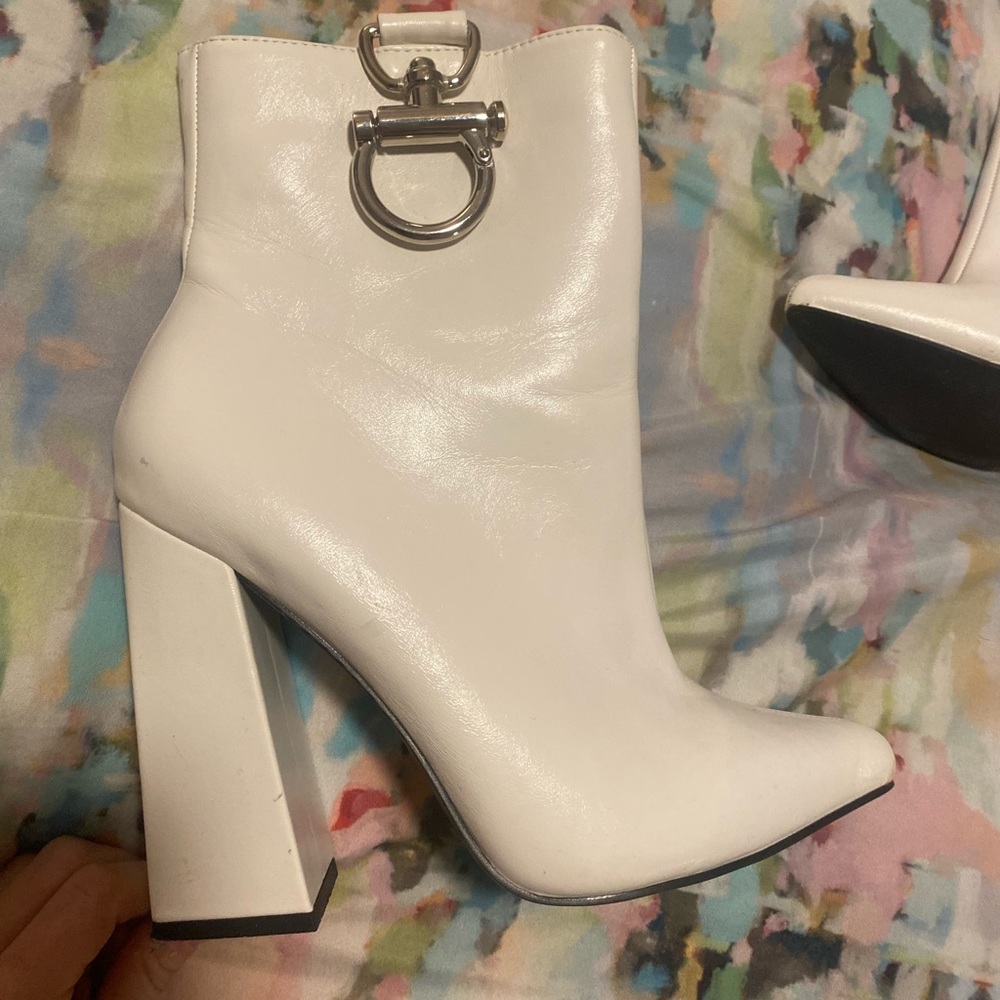 White booties